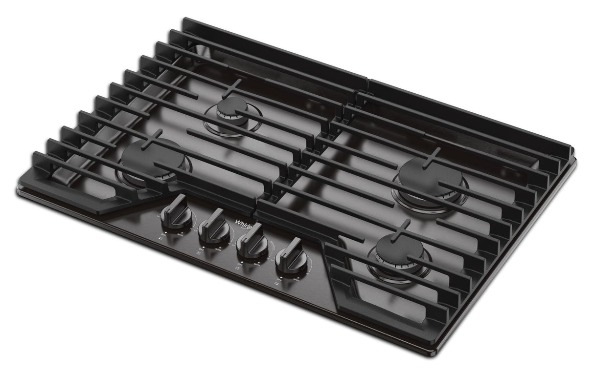 Whirlpool WCGK5030PV burner detail