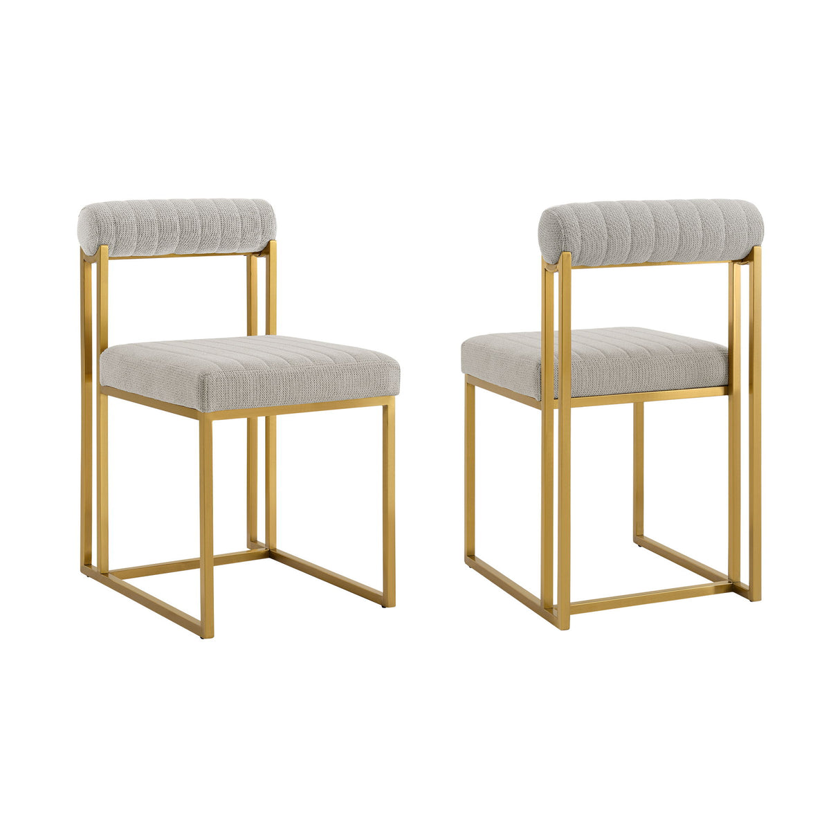 Anastasia - Dining Room Chair Set With Gold Frame