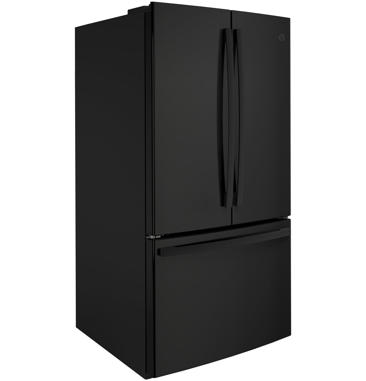 GE GNE27JGMBB - 36 in. 27 cu. ft. French Door Refrigerator with Internal Water Dispenser - Black