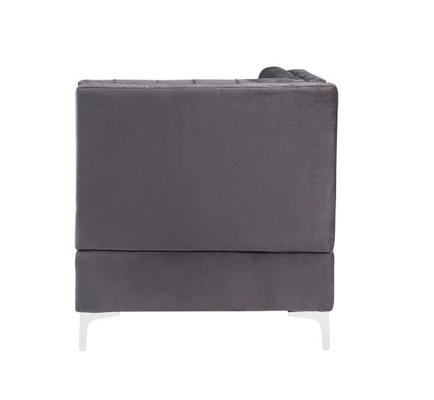 Jaszira - Modular Wedge - Gray Velvet