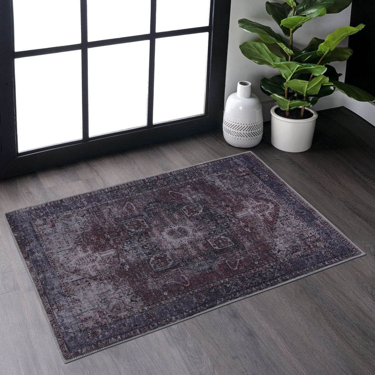 Maval - Unique Washable Area Rug