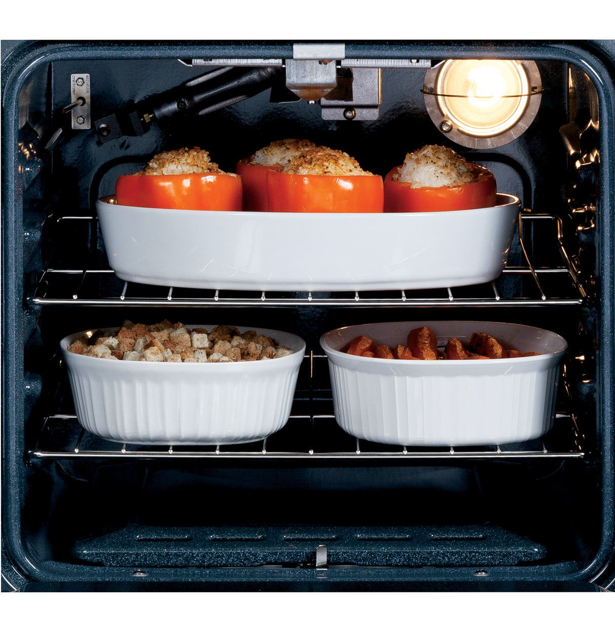 GE JRP20WJWW - 24 in. 2.7 cu. ft. Electric Single Wall Oven - White