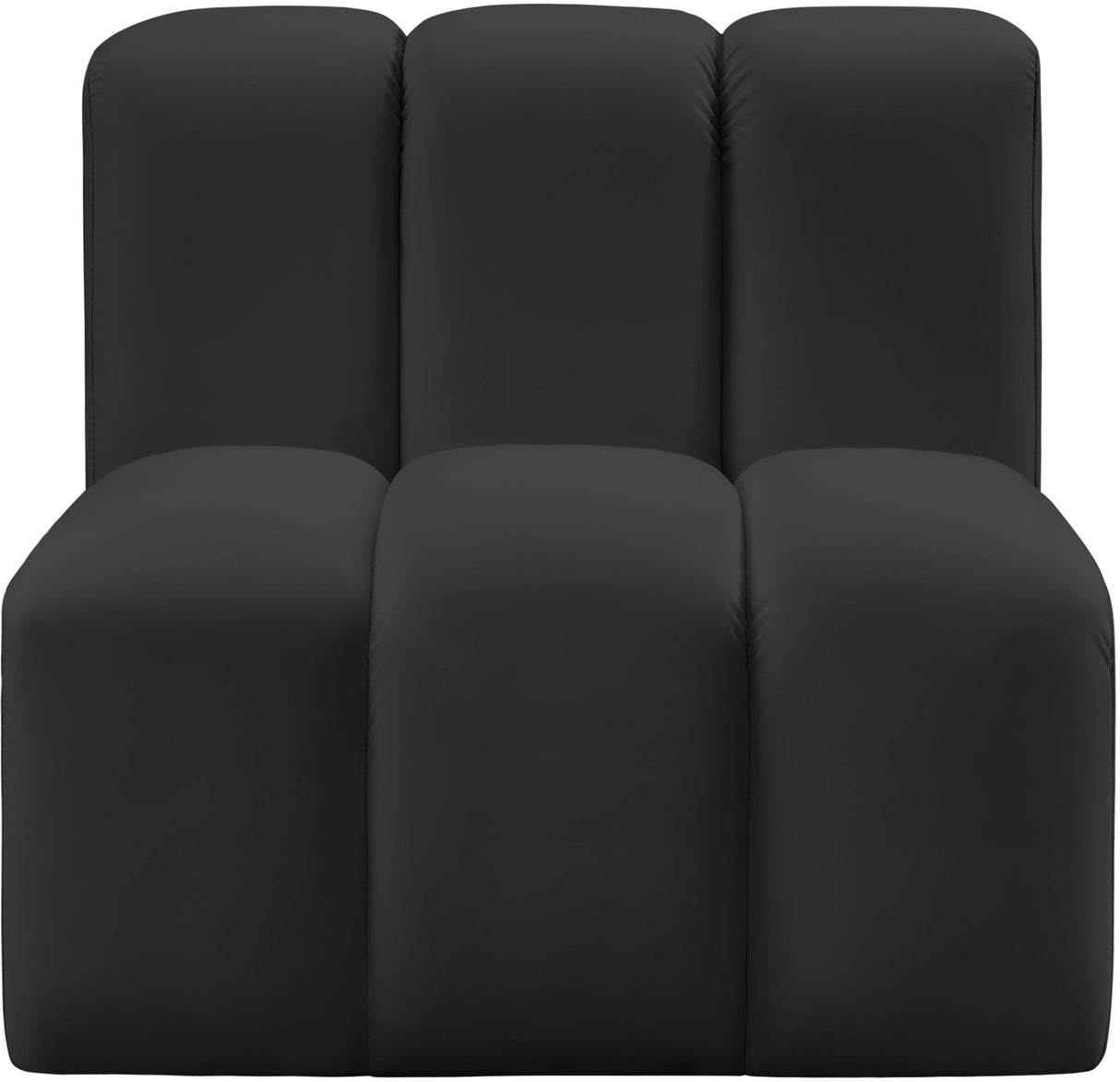 Arc - Faux Leather Straight Chair