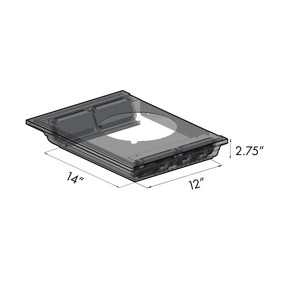 Wall Mount Range Hood with 4 Fan Speed - (697CRNBT42) -
