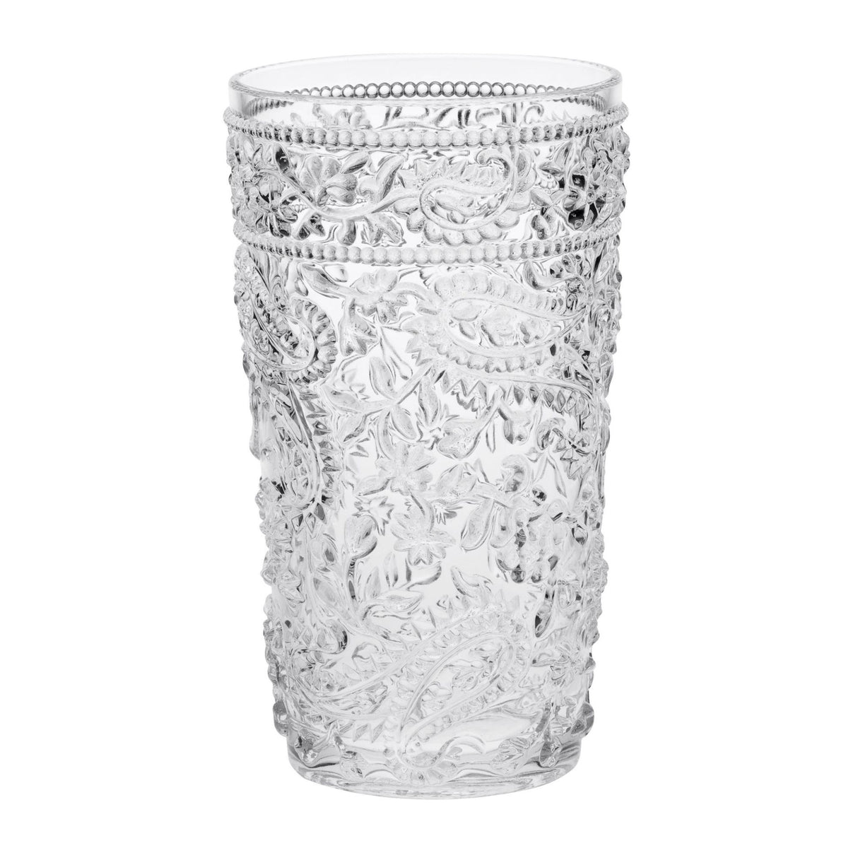 Paisley Style Acrylic Hi Ball Glasses (Set of 4)