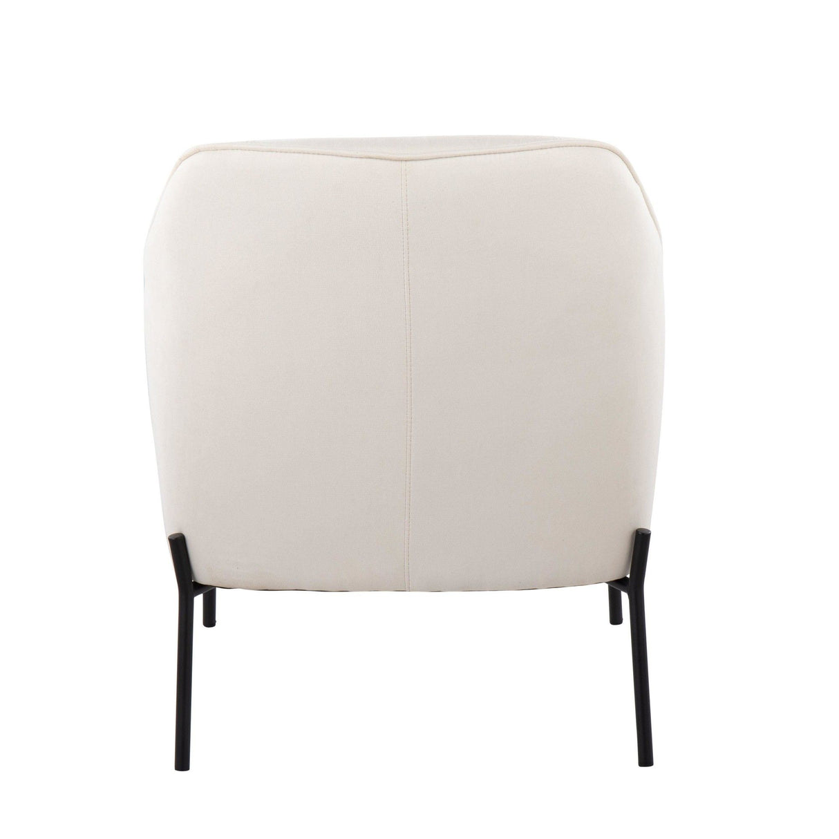Daniella - Contemporary Accent Chair - Black Metal Legs
