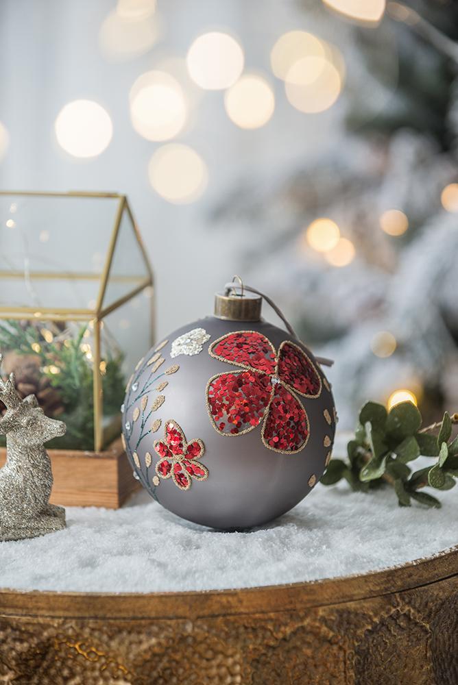 Glass Decorative Hanging Ball Christmas Tree Ornaments For Holiday Party Decorations