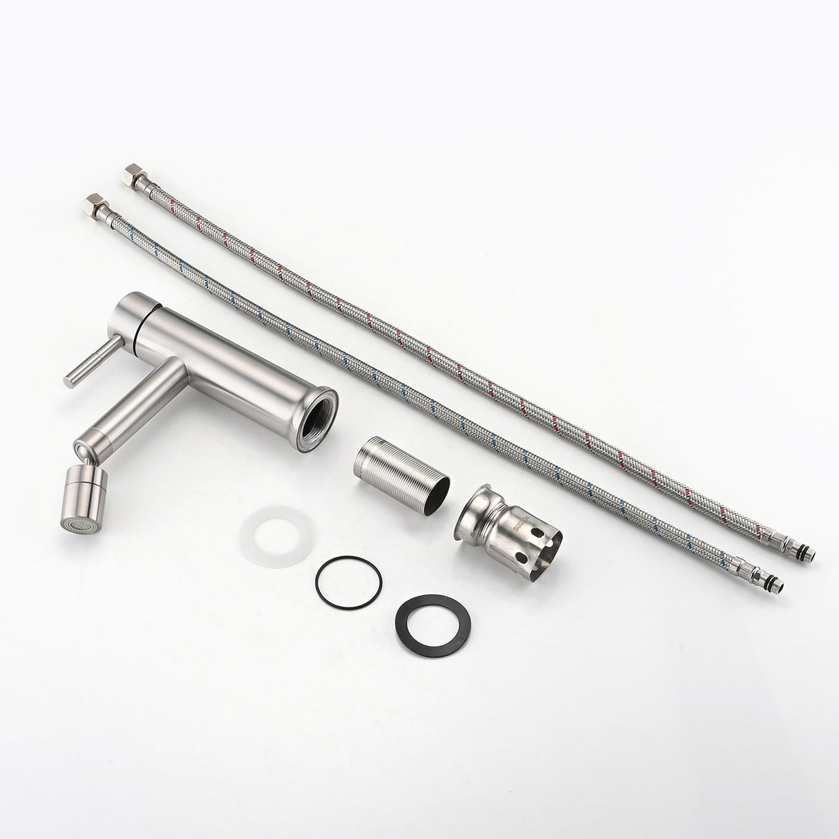 2 Mode Bathroom Faucet With 360 Degree Rotating Aerator For Sink