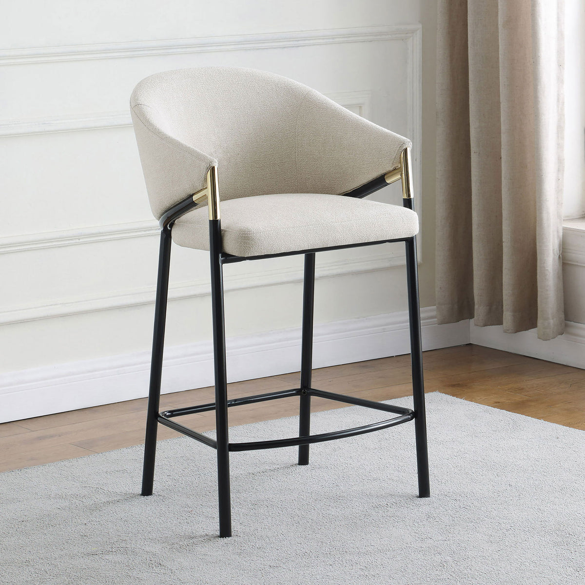 Sloped Arm Bar Stools (Set of 2)