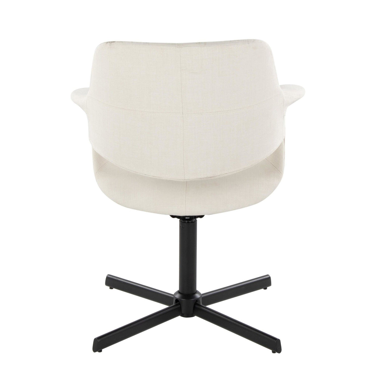 Vintage Flair - Mid-Century Modern Swivel Accent Chair With X-Pedestal Base