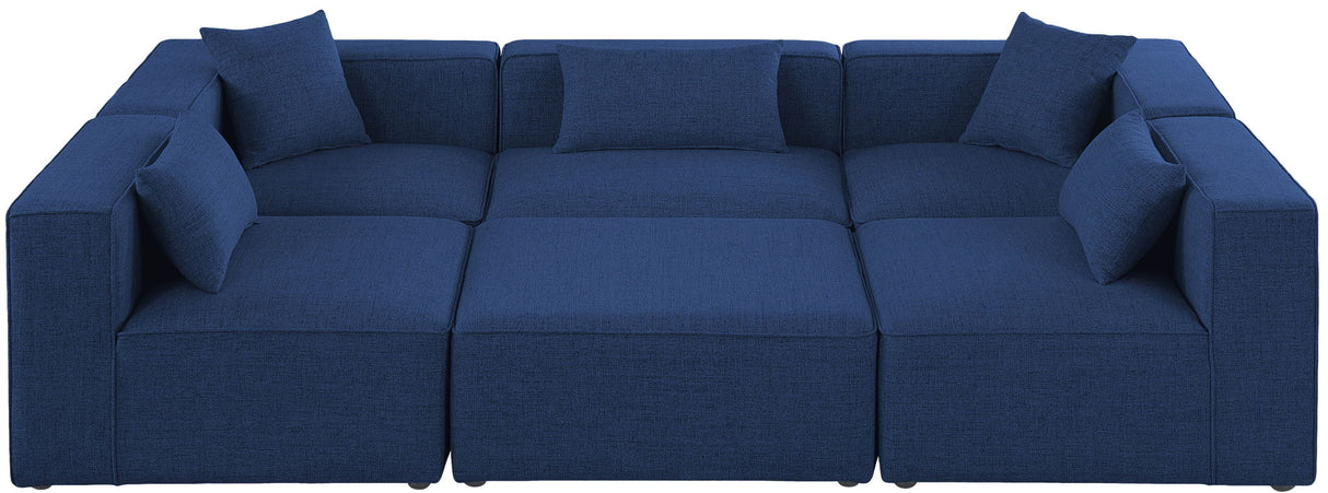 Cube - Linen 6 Piece Modular Sectional