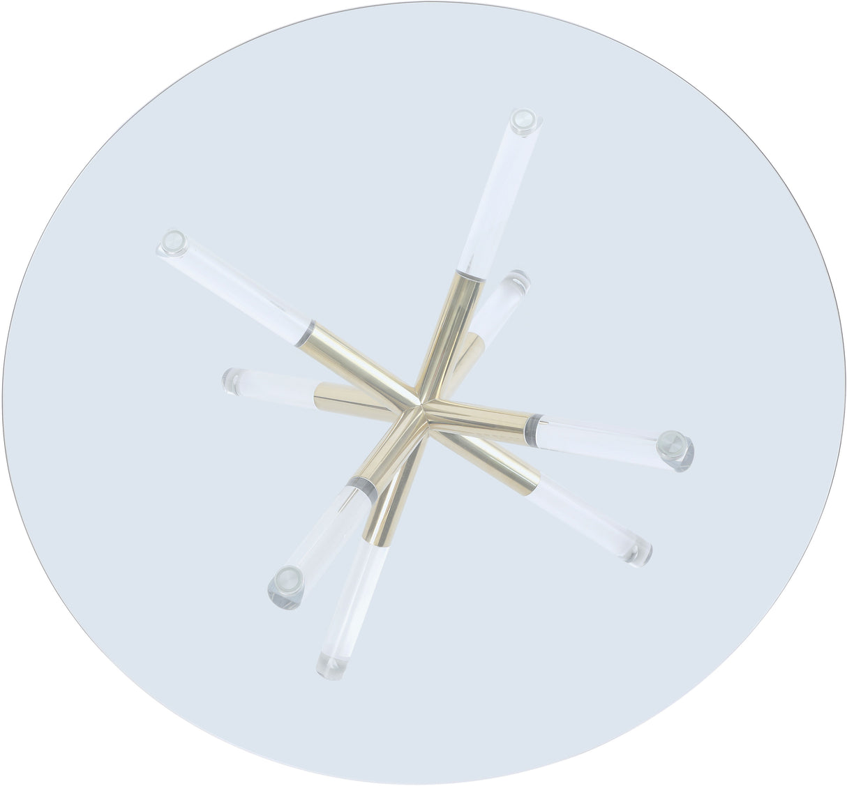 Mercury - Glass Dining Table - Pearl Silver