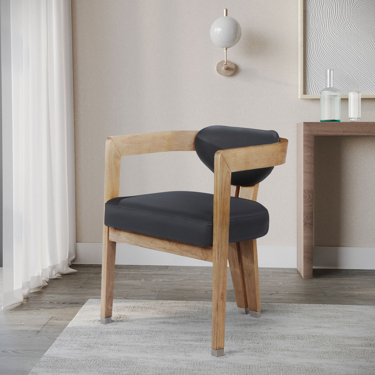 Carlyle - Dining Chair With Natural Frame