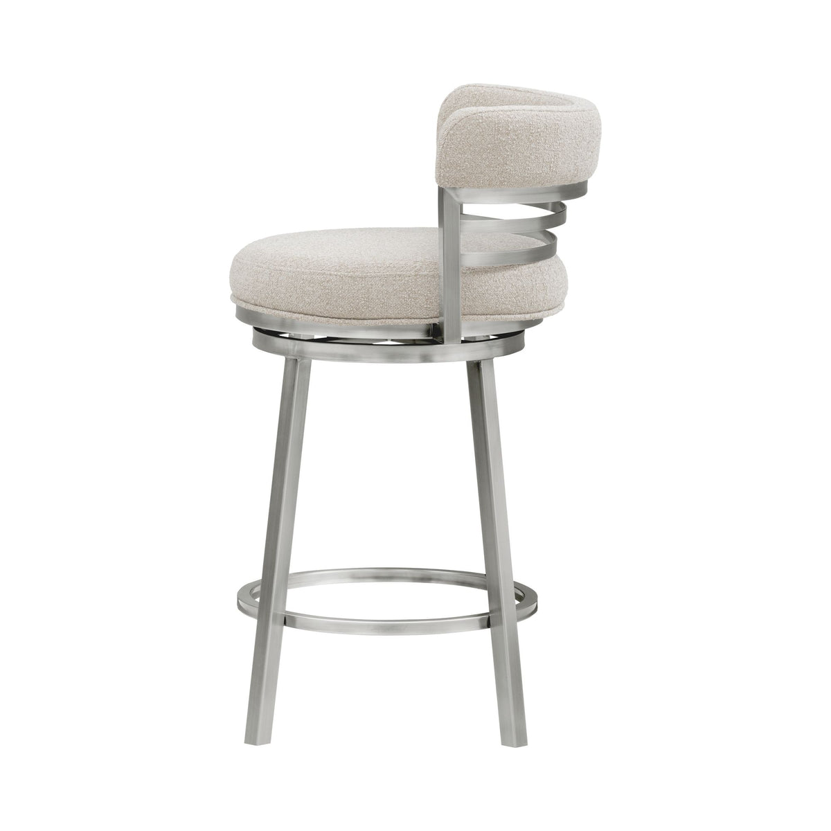 Santorini - Barstool With Fabric Seat