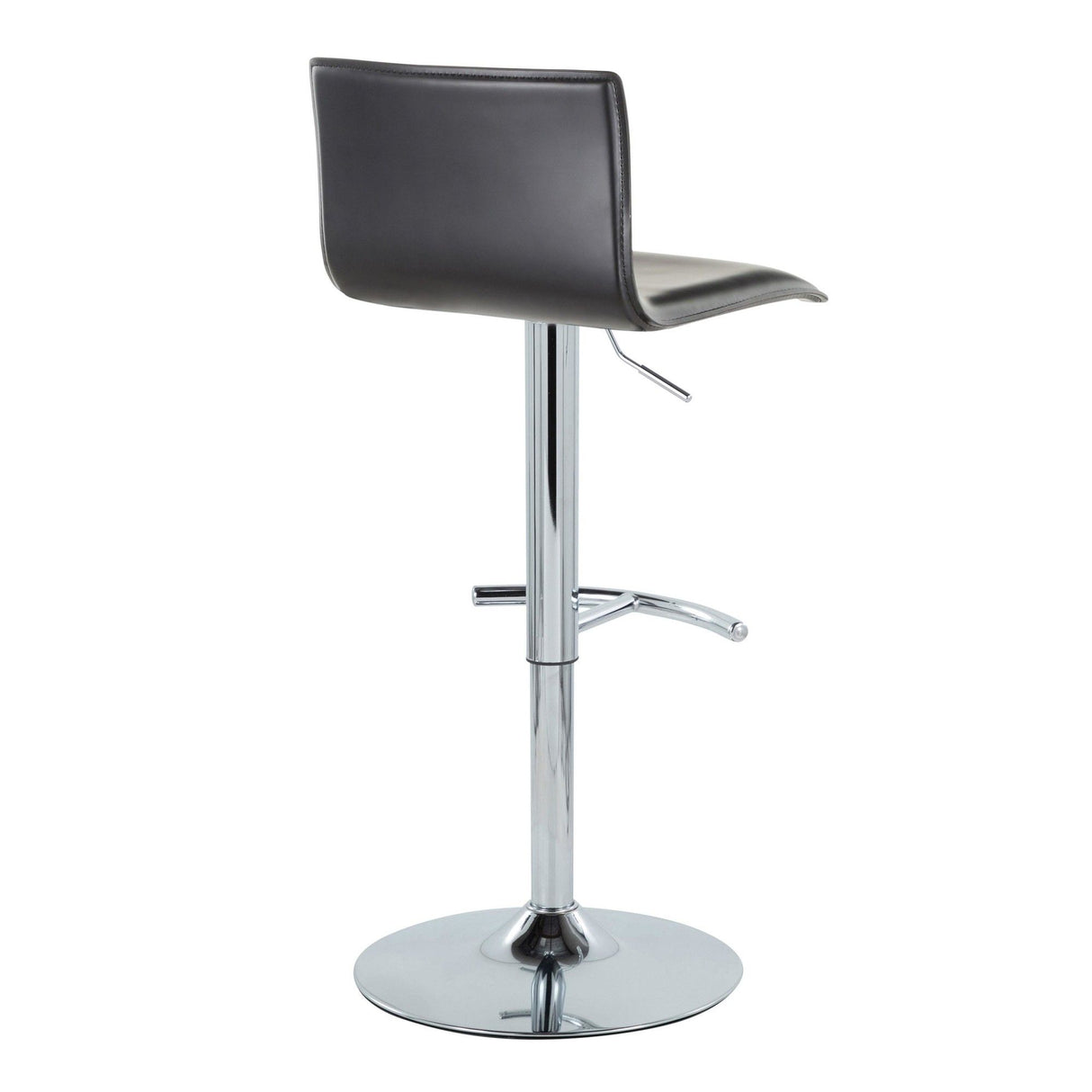 Mara - Adjustable Barstool (Set of 2) - Chrome Metal