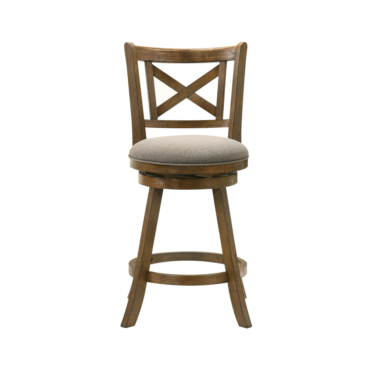 Kodi - Modern Farmhouse Swivel Wood Counter Height Kitchen Bar Stool