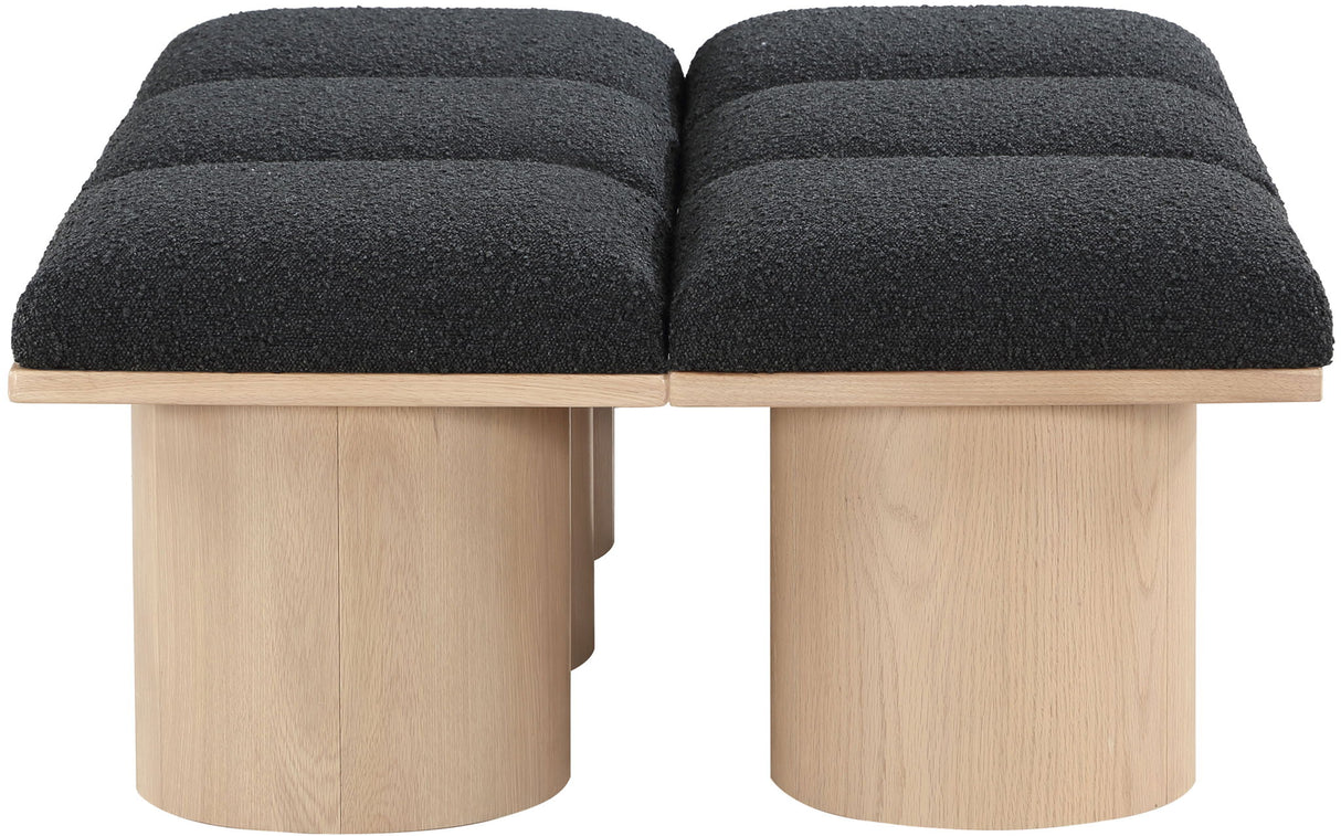 Pavilion - 6 Piece Modular Bench With Natural Base