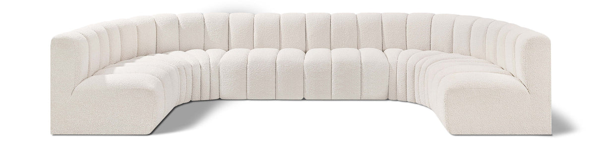 Arc - Boucle Fabric 8 Piece Modular Sofa