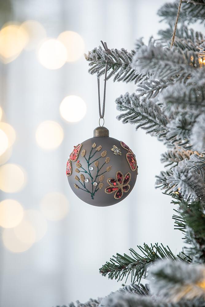 Glass Decorative Hanging Ball Christmas Tree Ornaments For Holiday Party Decorations
