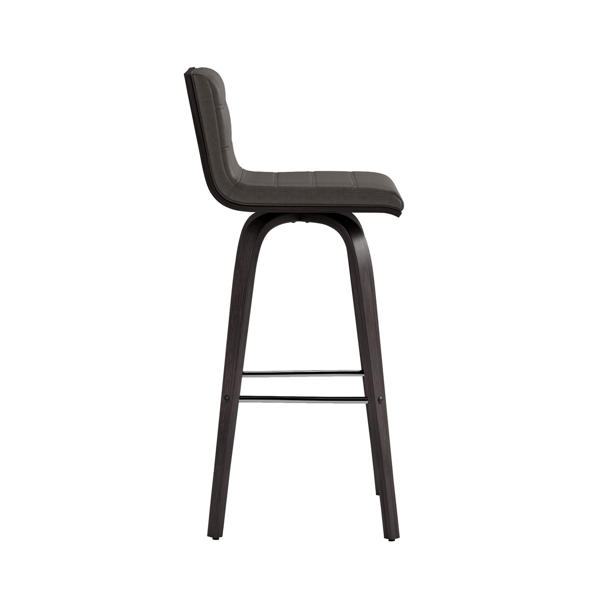 Vienna - 30" Swivel Bar Stool - Black Wood