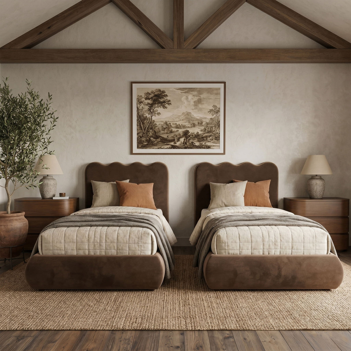 Tempo - Velvet Upholstered Bed