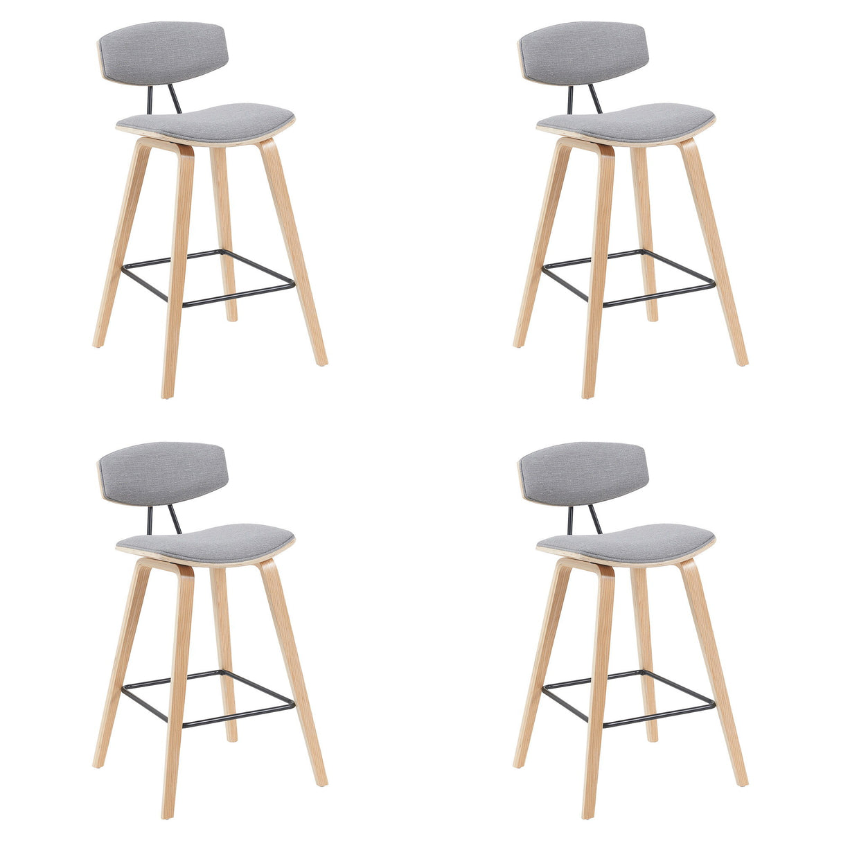 Fox - Swivel Bar Height Stool - Light Brown