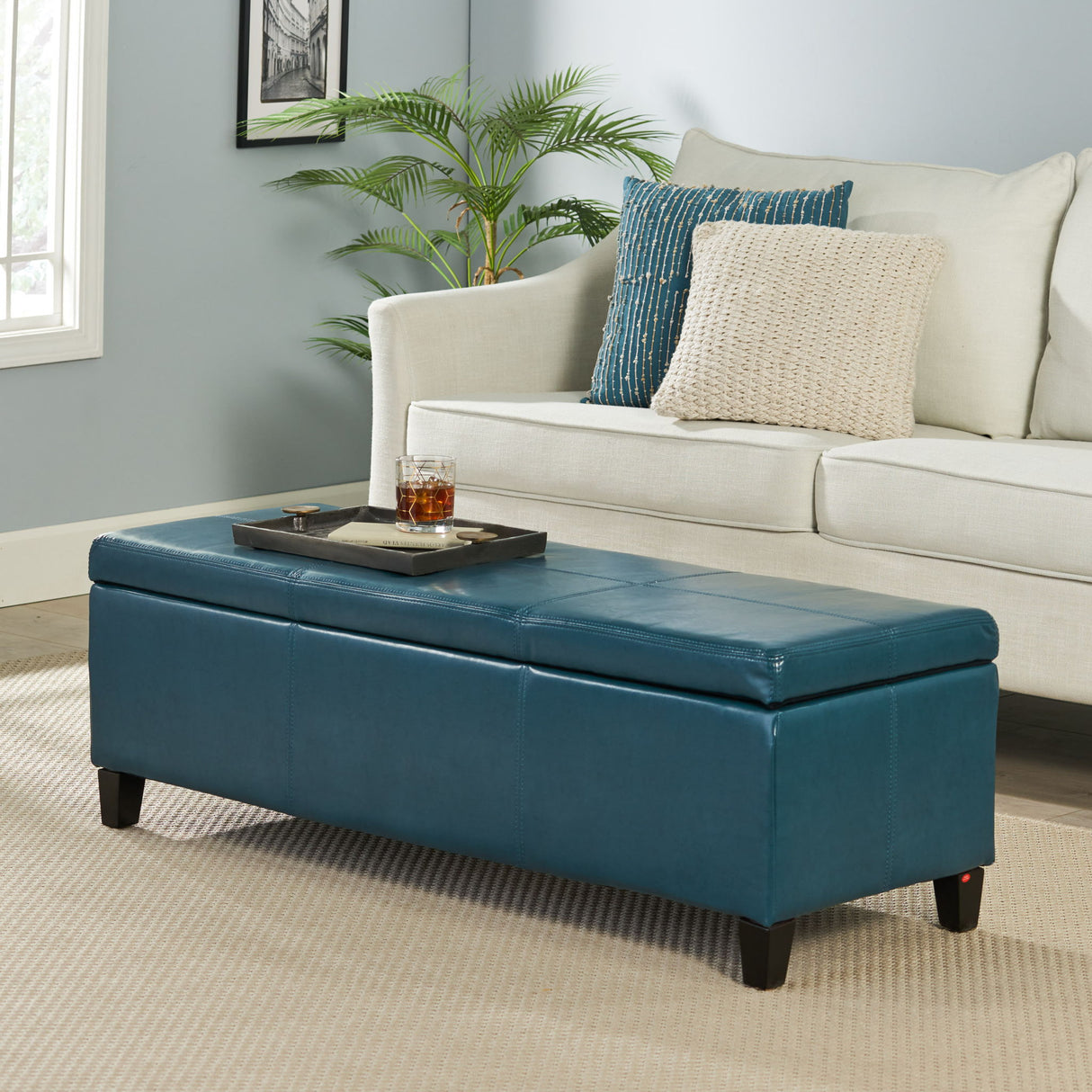 Glouster - Contemporary Storage Ottoman