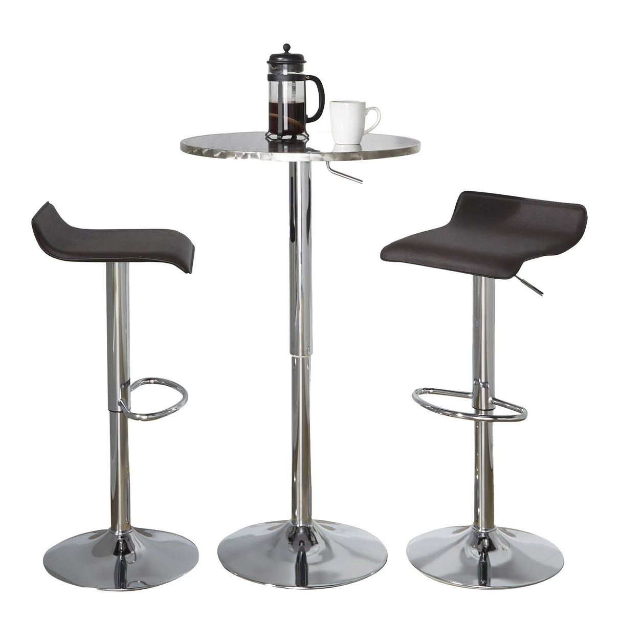 Ale - Round Bar Set - Chrome Metal
