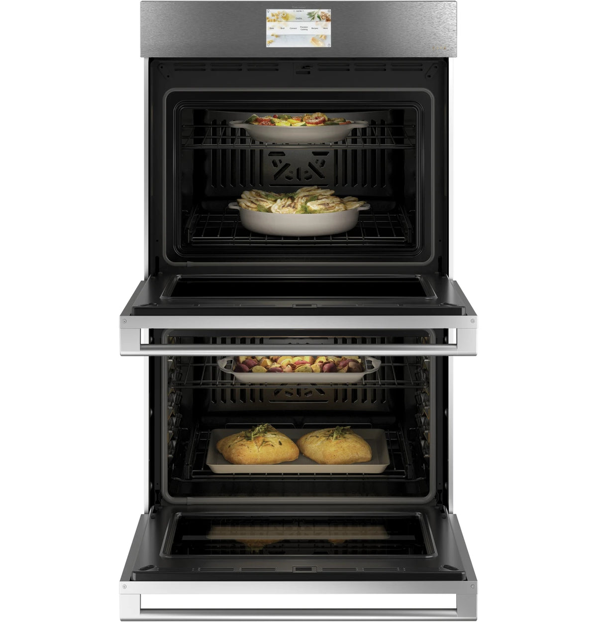 Café CTD70DM2NS5 30 inch Smart Double Wall Oven Platinum Glass view 3