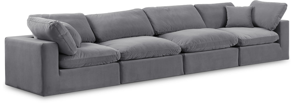 Comfy - Velvet Modular Sofa 4 Seats