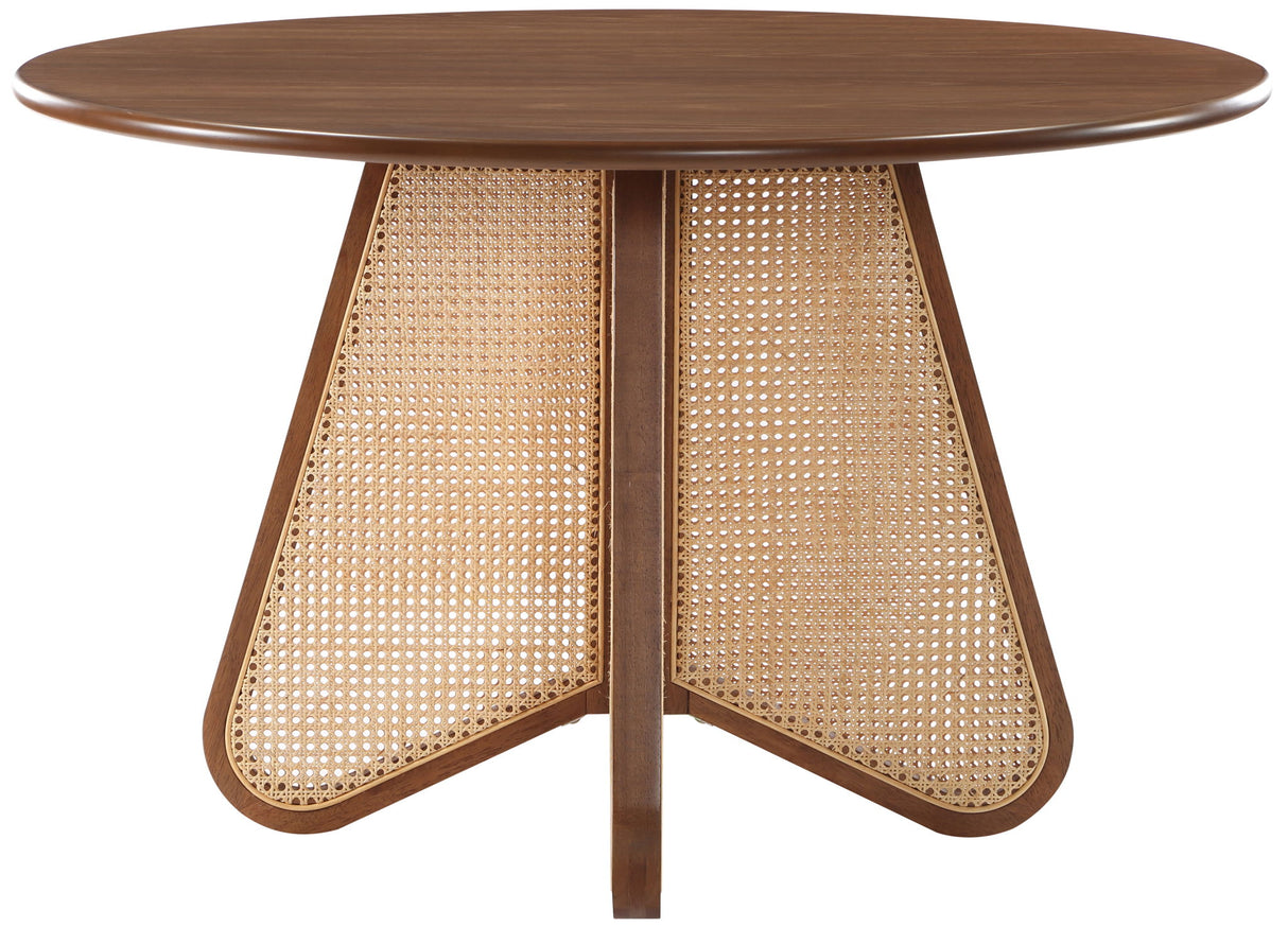Butterfly - Solid Wood And Natural Cane Table