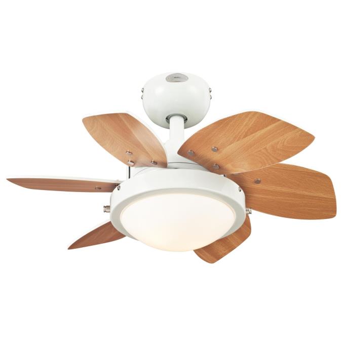 Westinghouse 7224700 Quince 24-Inch Indoor Ceiling Fan with Dimmable LED Light Fixture