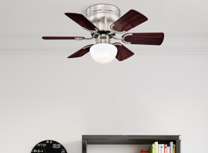 Westinghouse 7230700 Petite 30-Inch Indoor Ceiling Fan with LED Light Fixture