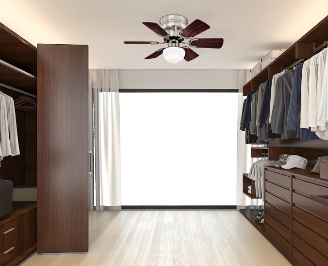 Westinghouse 7230700 Petite 30-Inch Indoor Ceiling Fan with LED Light Fixture