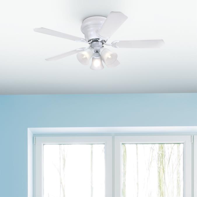Westinghouse 7231400 Contempra Trio 42-Inch Indoor Ceiling Fan with Dimmable LED Light Fixture