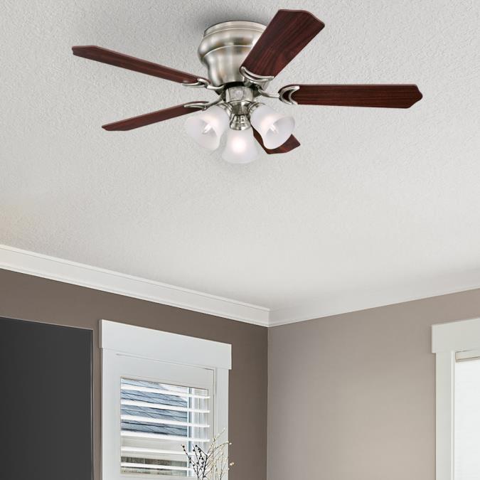 Westinghouse 7231900 Contempra Trio 42-Inch Indoor Ceiling Fan with Dimmable LED Light Fixture