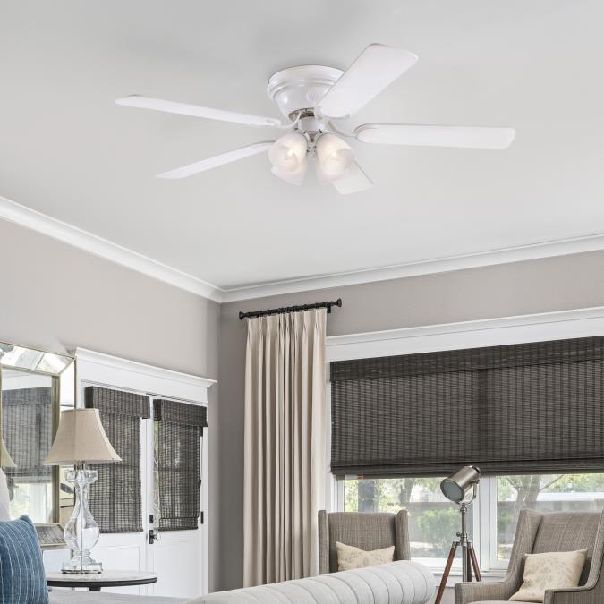 Westinghouse 7232300 Contempra IV 52-Inch Indoor Ceiling Fan with Dimmable LED Light Fixture