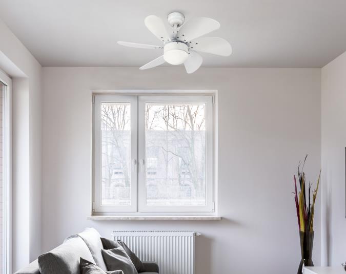 Westinghouse 7234400 Turbo Swirl 30-Inch Indoor Ceiling Fan with Dimmable LED Light Fixture