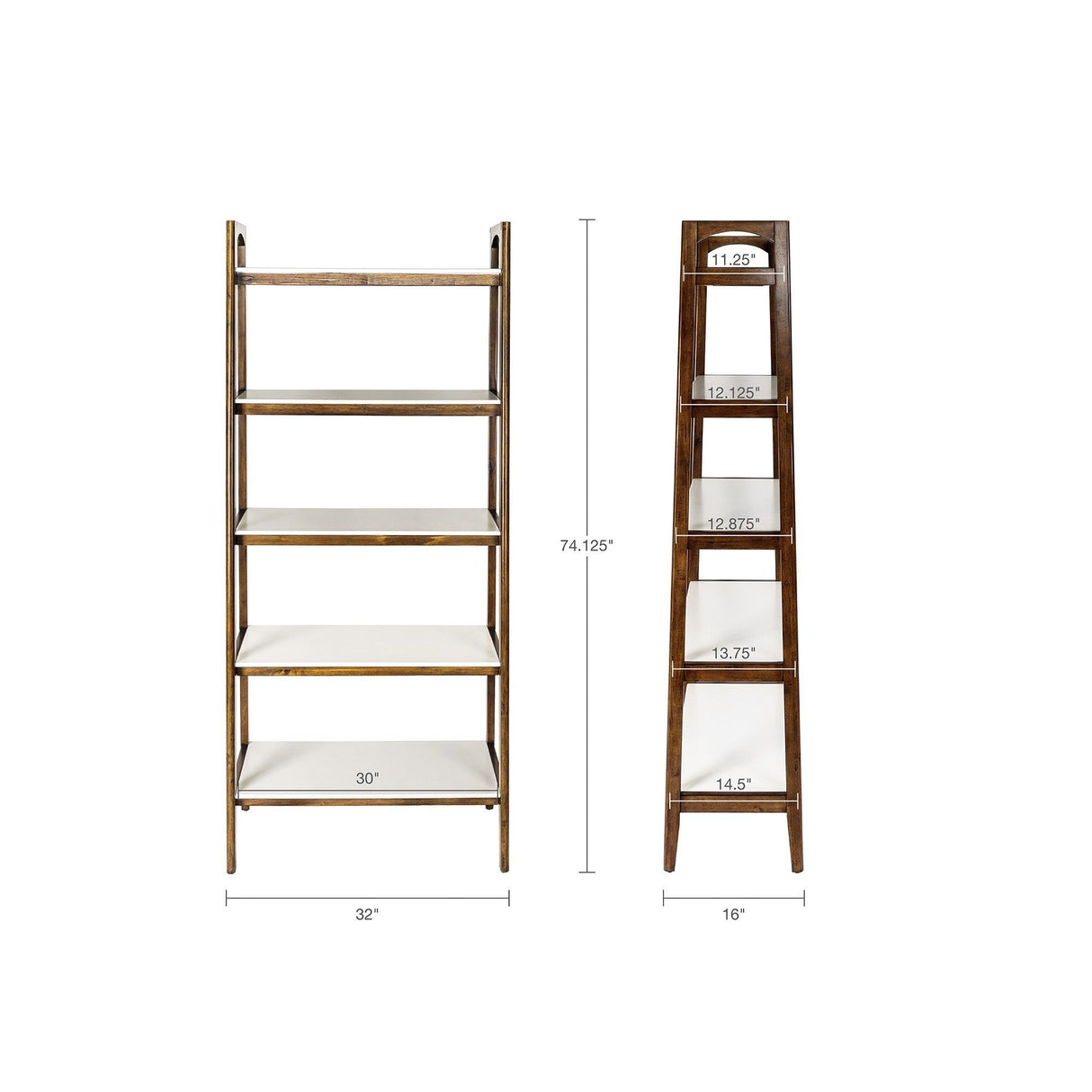Parker - Bookcase With 5 Shelves