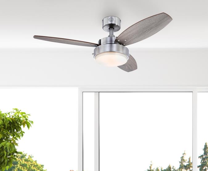 Westinghouse 7305100 Alloy 42-inch Indoor Ceiling Fan with LED Light Fixture