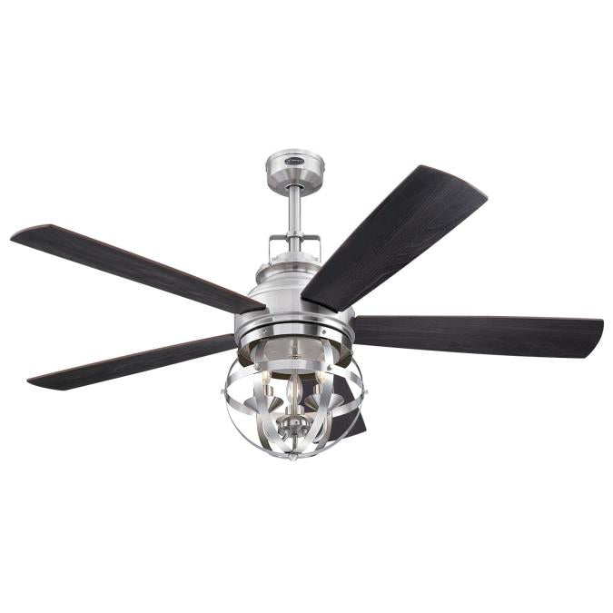 Westinghouse 7305700 Stella Mira 52-inch Indoor Ceiling Fan with Dimmable LED Light Fixture