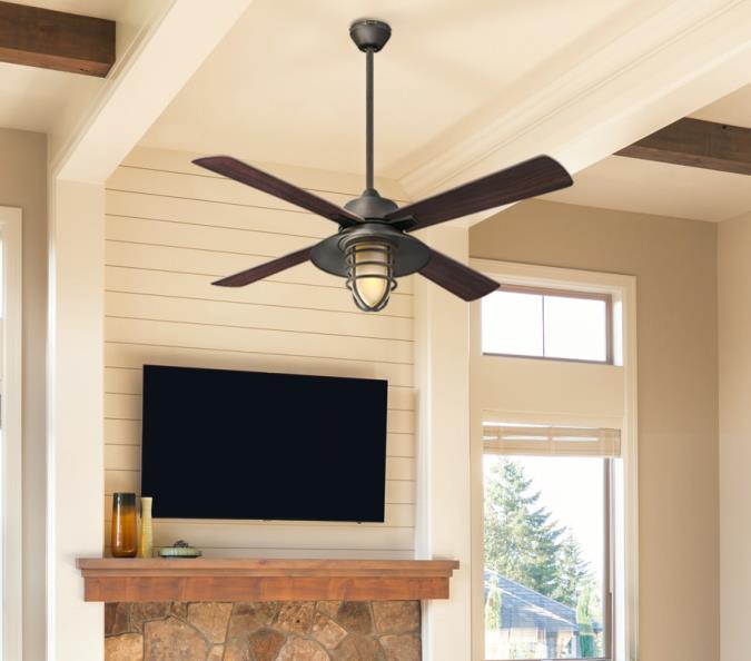 Westinghouse 7307100 Porto 52-Inch Indoor Ceiling Fan with LED Light Fixture