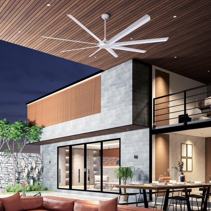 Westinghouse 7310000 Widespan 100-Inch Indoor/Outdoor Ceiling Fan, DC Motor