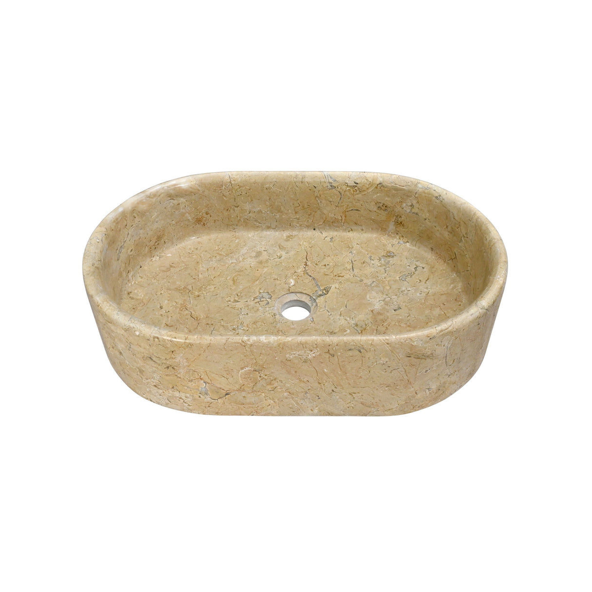 Bathroom Vessel Sink, Semi Polished Surface