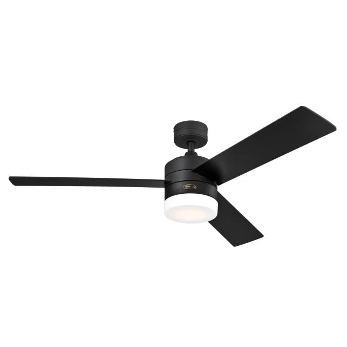 Westinghouse 74006A00 Alta Vista 52-Inch Indoor Alexa Enabled Smart WiFi Ceiling Fan with Dimmable LED Light Fixture