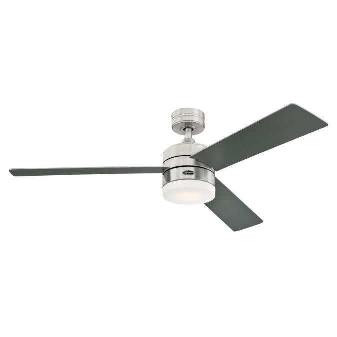 Westinghouse 74007A00 Alta Vista 52-Inch Indoor Alexa Enabled Smart WiFi Ceiling Fan with Dimmable LED Light Fixture