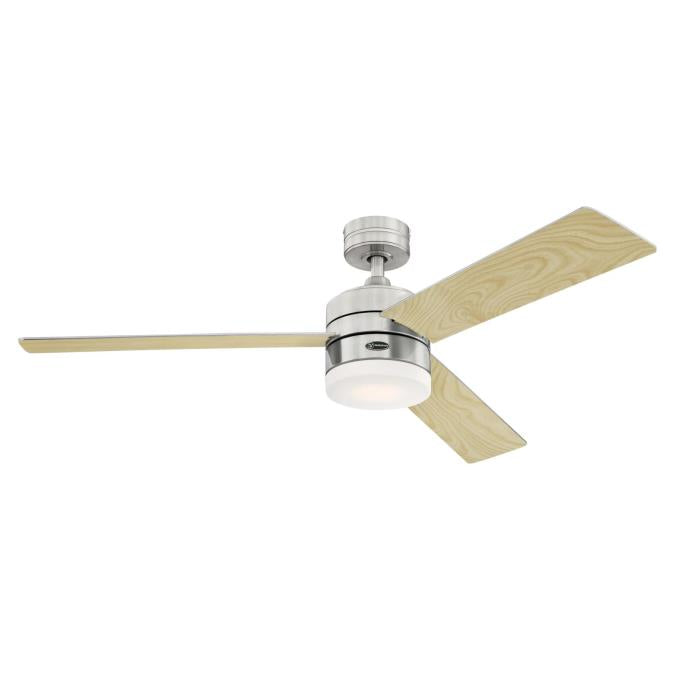 Westinghouse 74007A00 Alta Vista 52-Inch Indoor Alexa Enabled Smart WiFi Ceiling Fan with Dimmable LED Light Fixture