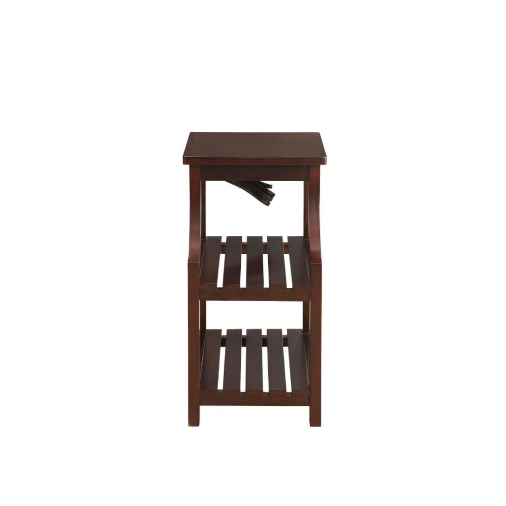 Wasaki - Accent Table With USB - Espresso