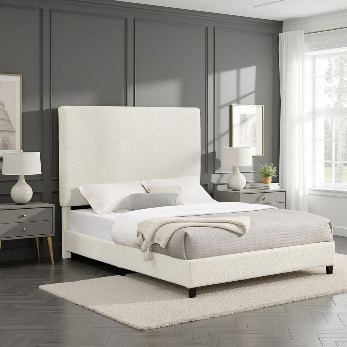 Upholstered Platform Bed