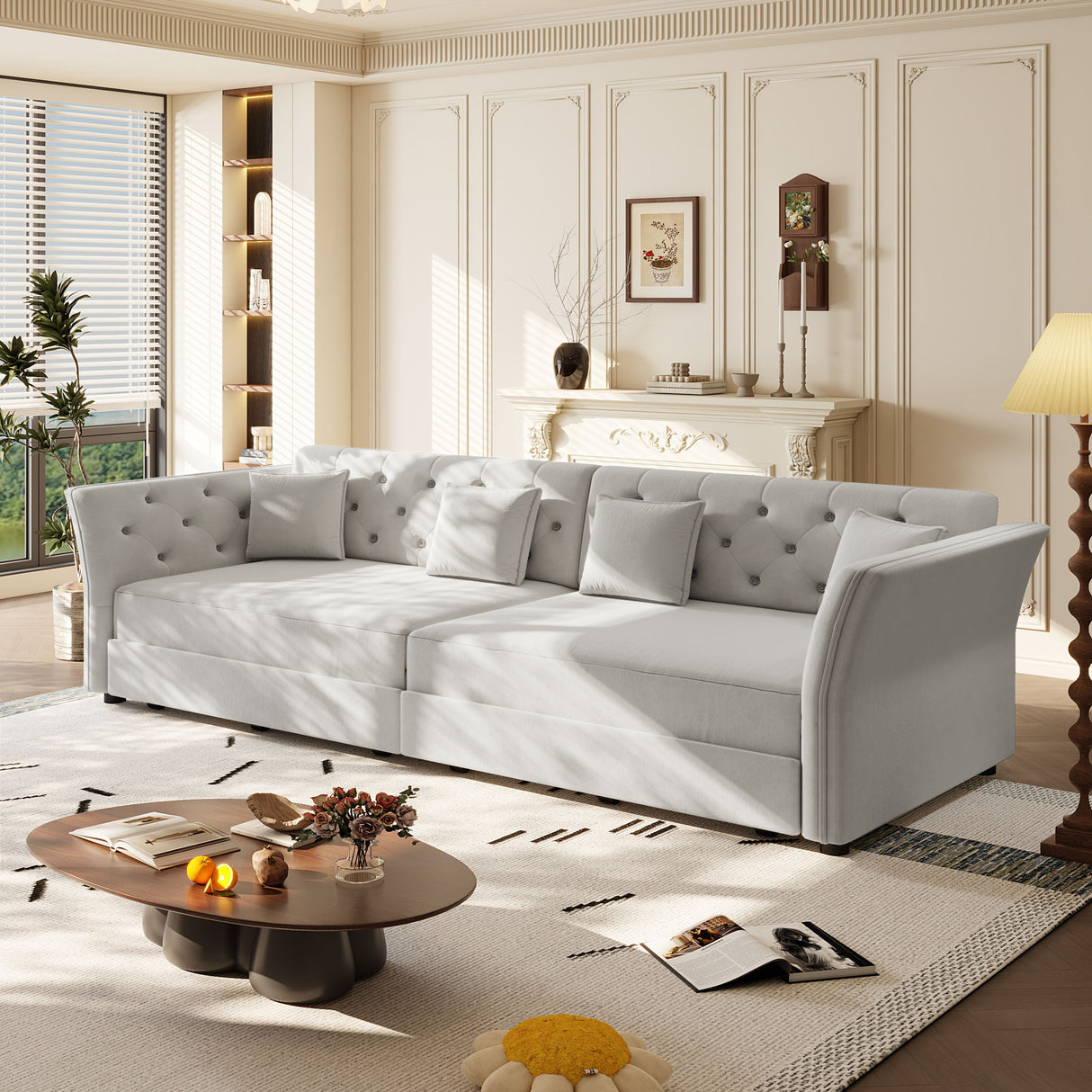 Oversize Pull Out Sofa Bed For Living Room